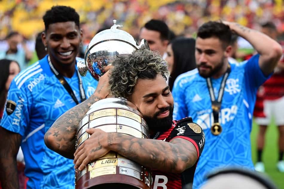 Gabigol já mira outra Libertadores pelo Flamengo: 'Espero ser campeão de novo ano que vem'