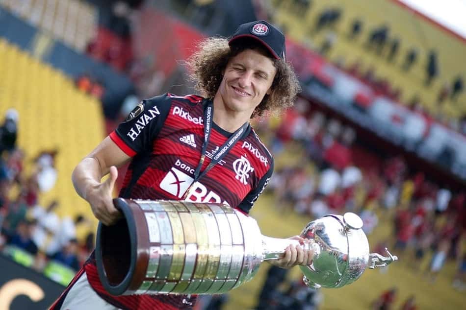 Flamengo: David Luiz é só gratidão após título da Libertadores e exalta Andreas Pereira