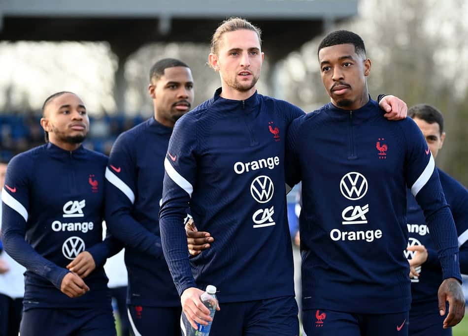 Adrien Rabiot e Presnel Kimpembe - França