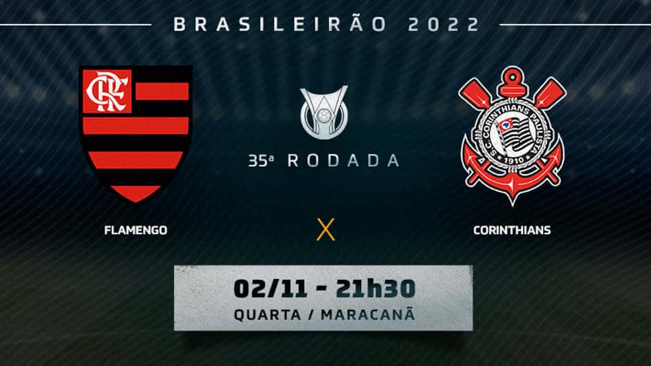 Flamengo x Corinthians: onde assistir, prováveis escalações e desfalques do jogo do Brasileirão
