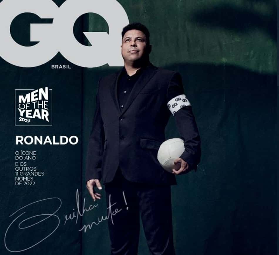 Ronaldo Fenômeno é eleito "Ícone do Ano" pela revista GQ Brasil