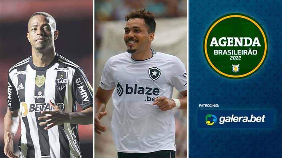 Atlético-MG x Botafogo! Saiba onde assistir ao jogo de segunda-feira do Brasileirão