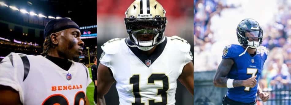 Chidobe Awuzie, Michael Thomas e Rashod Bateman perderão o restante da temporada da NFL por lesões