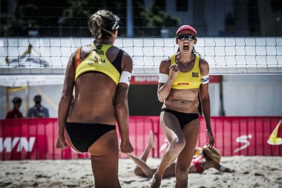 Talita e Thamela se classificam para a final da etapa da África do Sul, do Mundial de Vôlei de Praia