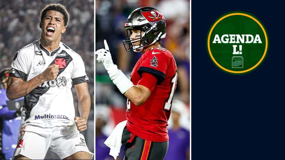 Decisão para o Vasco na Série B, Tom Brady na NFL… Saiba onde assistir aos eventos esportivos deste domingo