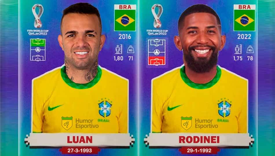 Humor: As figurinhas raras desbloqueadas neste dia de convocação da Seleção