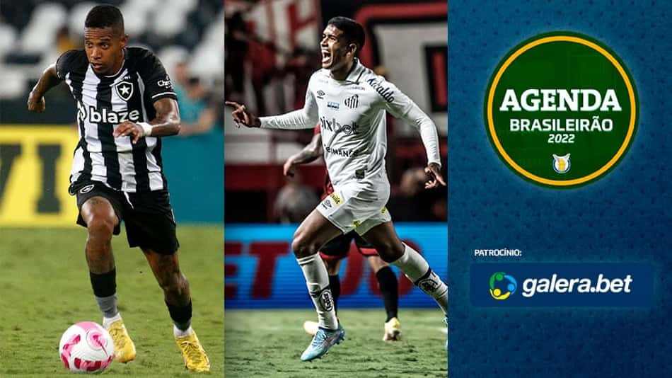 Botafogo x Santos e Atlético-MG x Cuiabá! Saiba onde assistir aos jogos de quinta do Brasileirão