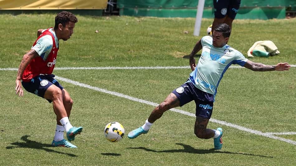 Palmeiras finaliza preparação para último jogo em casa, e Dudu projeta nova marca pelo clube