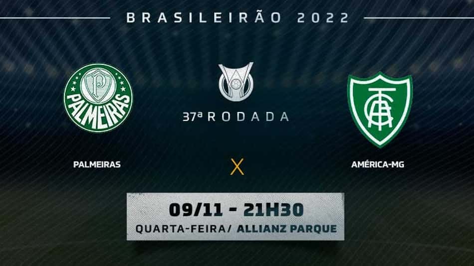 Palmeiras x América-MG: prováveis times, desfalques e onde assistir ao jogo pelo Brasileirão
