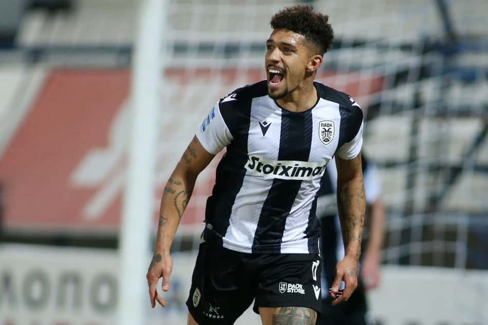 Douglas Augusto marca, e PAOK goleia pelo Campeonato Grego