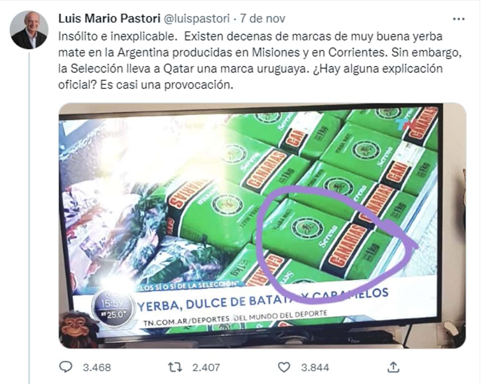 Luis Mario Pastori protesto