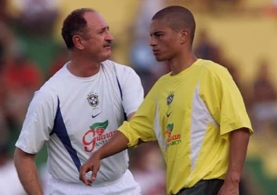 Alex posta mensagem para Felipão após anúncio de aposentadoria