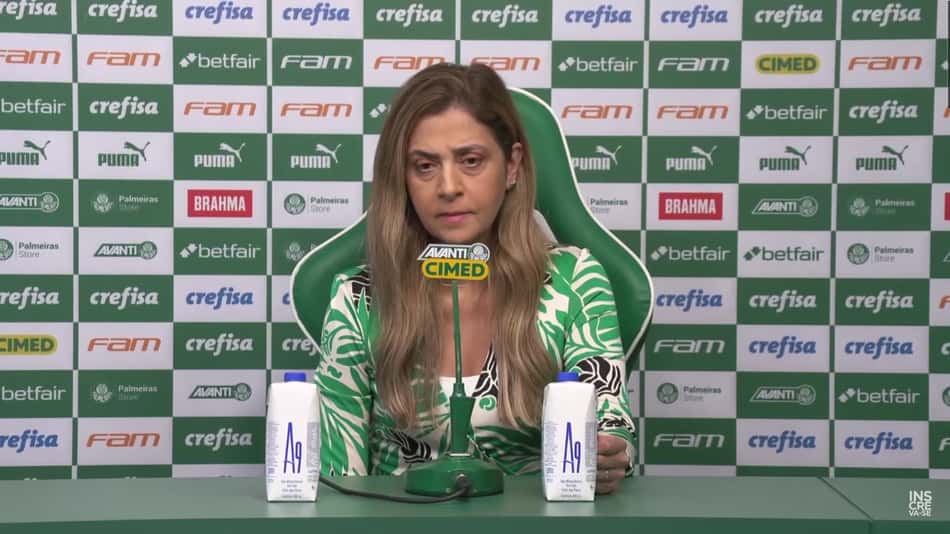 Leila Pereira esclarece dívidas do Palmeiras e assegura combate aos cambistas: 'Honrar compromissos'