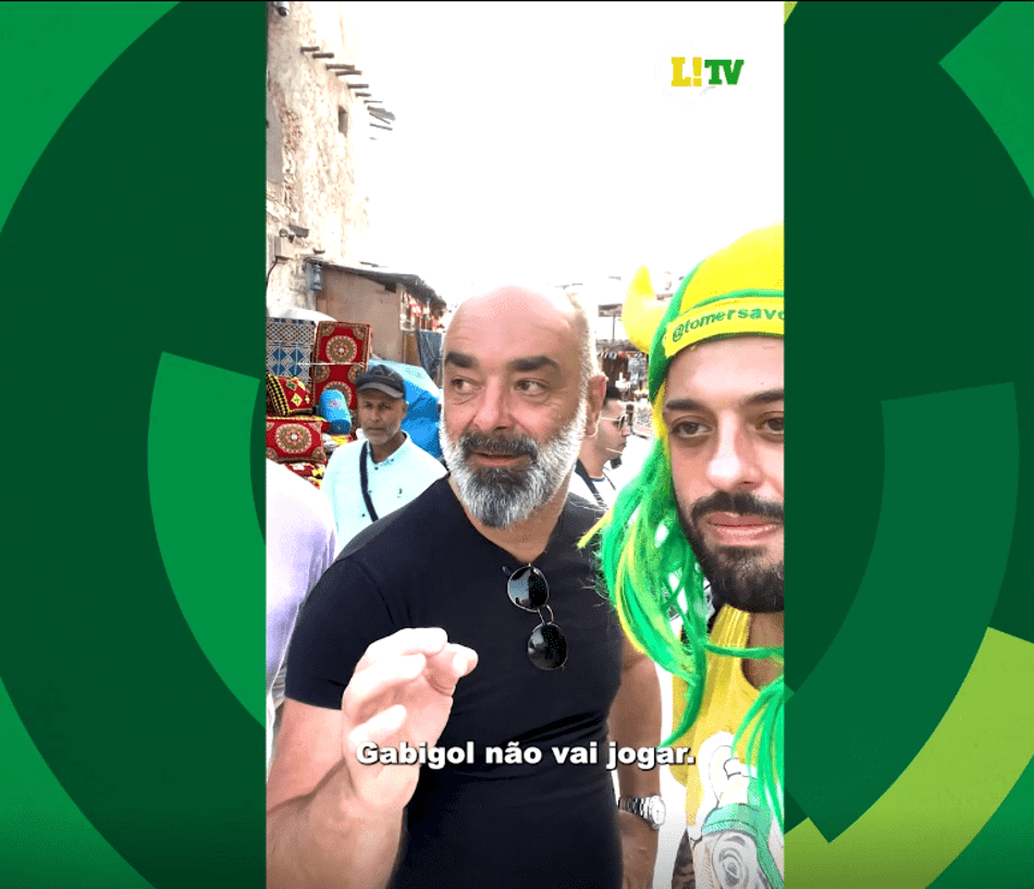 Torcedor brasileiro viraliza no Qatar após 'trollar' canais do mundo todo