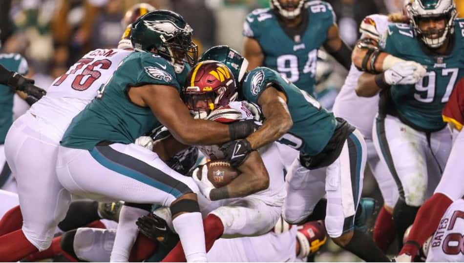 Washington Commanders tira a invencibilidade do Philadelphia Eagles na NFL