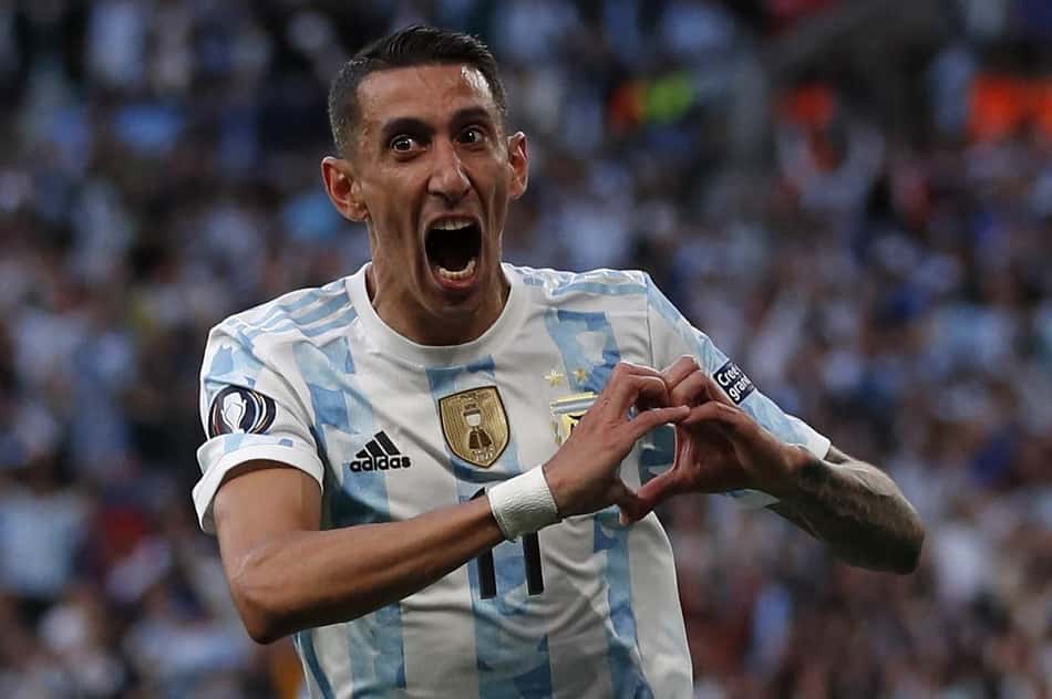 Di Maria provoca Raphinha antes de Argentina x Brasil