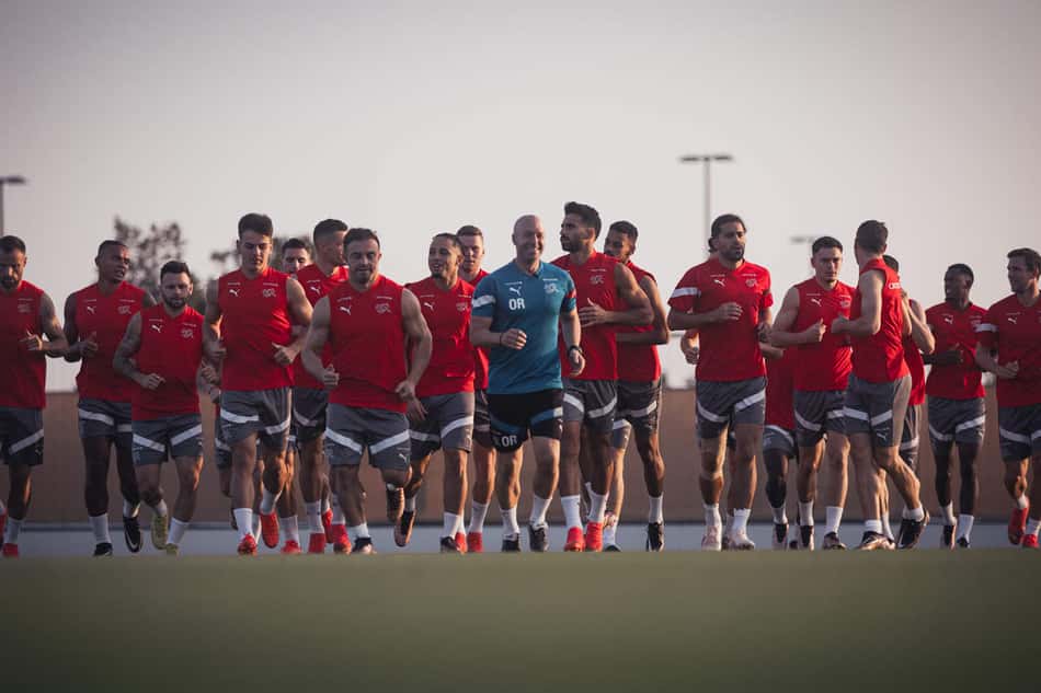 Suíça desembarca no Qatar e começa preparação para a Copa do Mundo