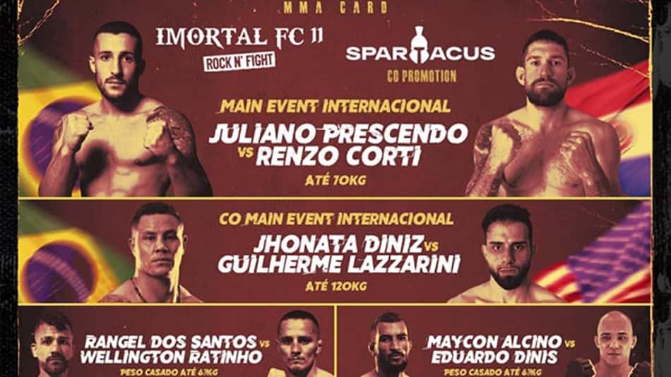 Imortal FC retorna com MMA, rock n' roll e parceria com evento internacional