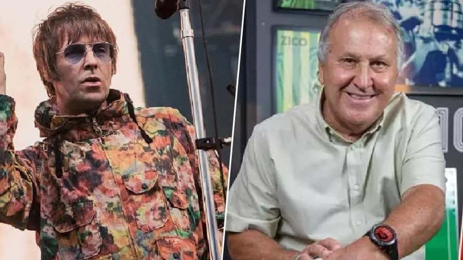 Zico é homenageado por Liam Gallagher e cantor dedica principal sucesso ao ídolo do Flamengo