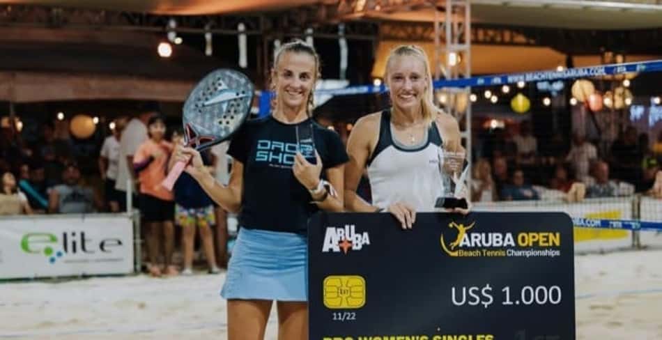 Ninny Valentini leva o título de Simples em Aruba