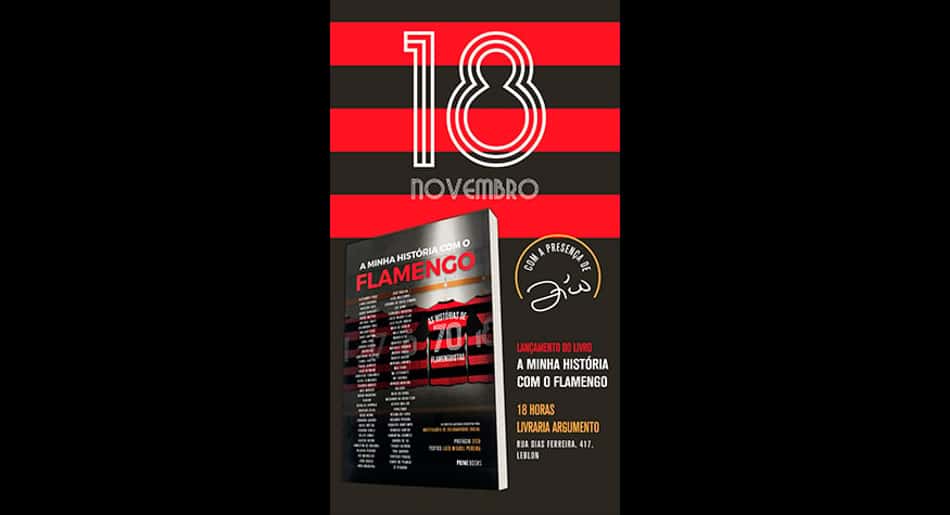 Em evento beneficente, lançamento de livro sobre o Flamengo ocorre nesta sexta no Rio de Janeiro