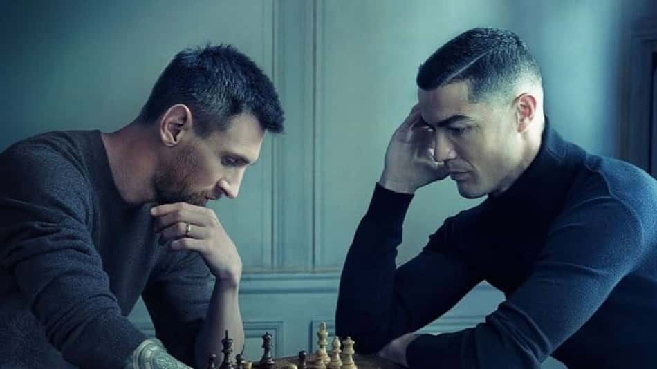 Messi e Cristiano Ronaldo não posaram juntos para foto; entenda como foi feita a imagem