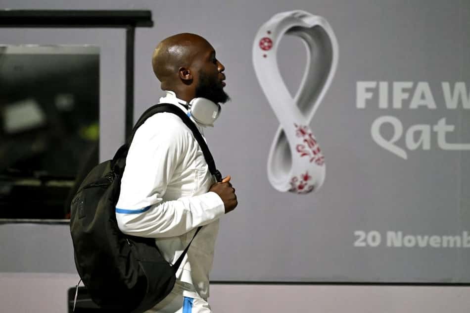Lukaku está fora dos primeiros jogos da Bélgica na Copa do Mundo