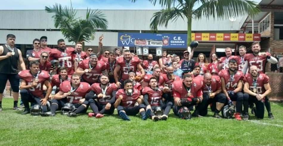 Iguaçu Bowl: São Miguel Indians vence Cascavel Olympians e conquista Copa PR