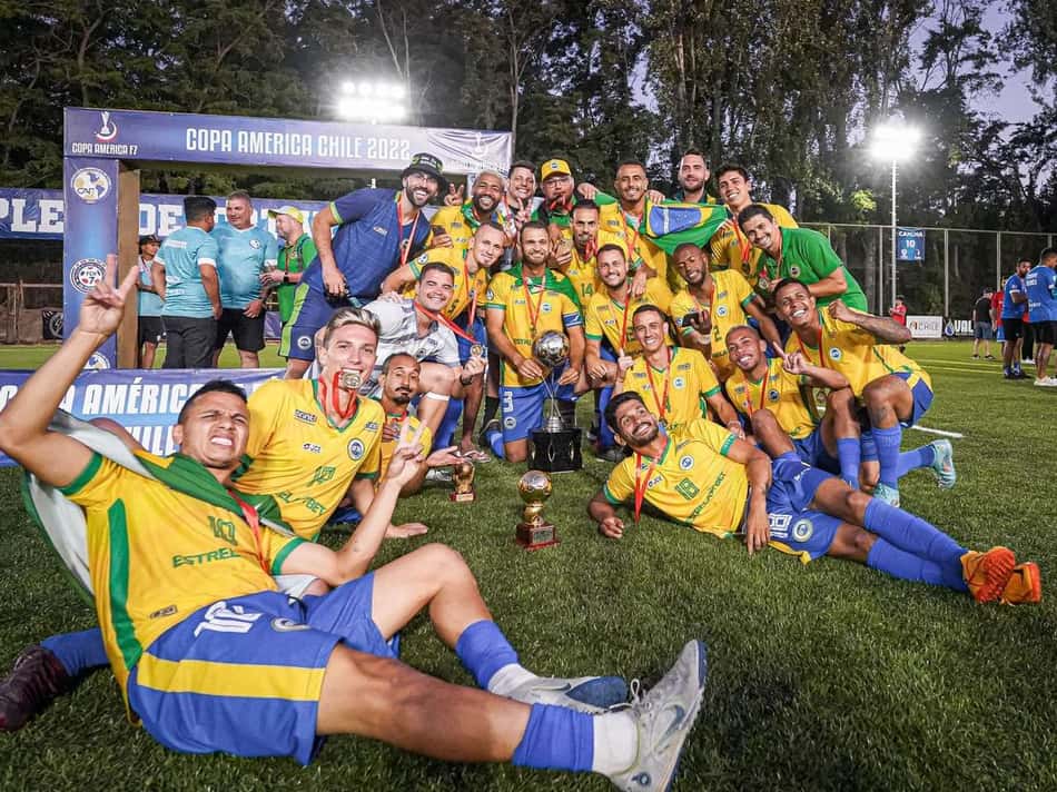 Brasil goleia Venezuela e conquista o título da Copa América de Fut7