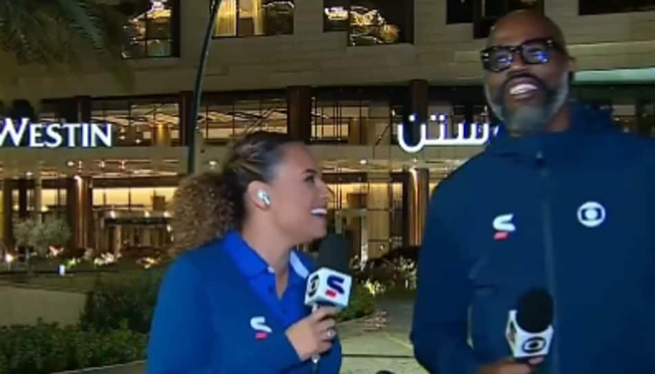 Grafite e Karine Alves viralizam nas redes após dança em participação ao vivo no Sportv