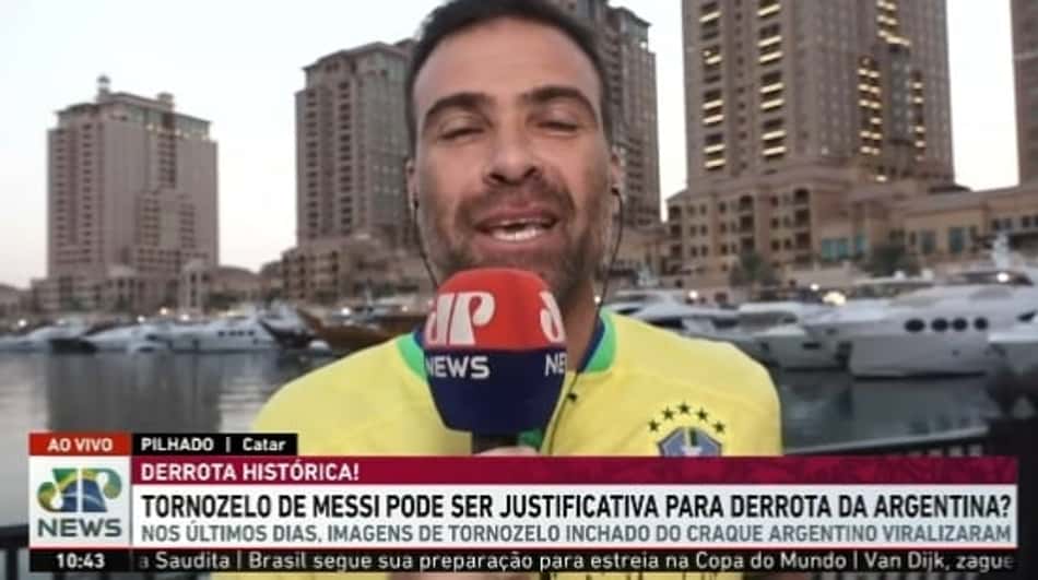 Pilhado zoa Argentina e manda recado a colegas do jornalismo: 'Não podem ser respeitados'