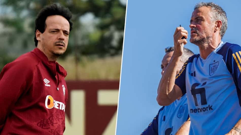 Perfil oficial da Copa compara técnico da Espanha com Fernando Diniz: 'Mesma energia?'