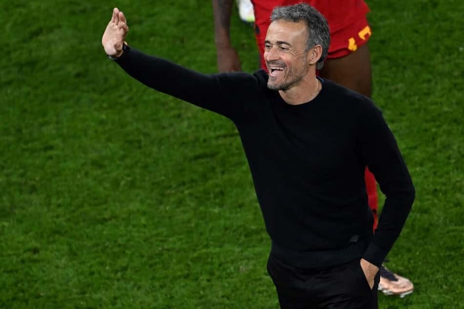 Luis Enrique brinca sobre possível comemoração de atacante da Espanha: 'Mandaria ele embora'