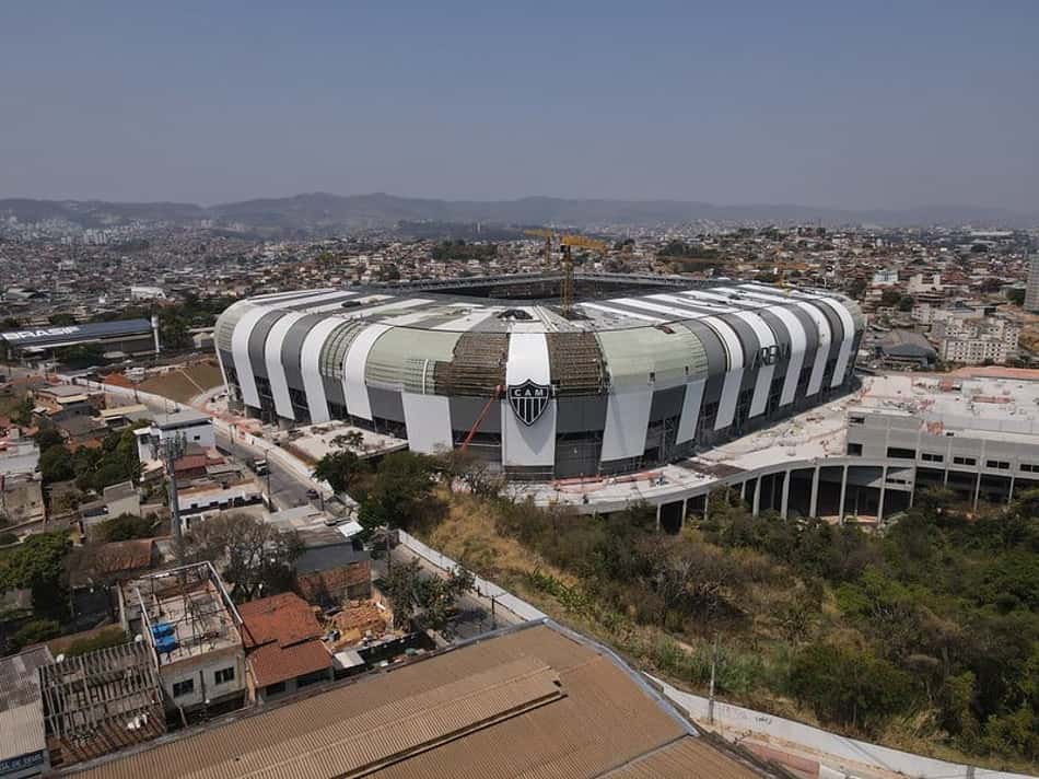 Estádio do Atlético-MG já tem 92% das obras concluídas