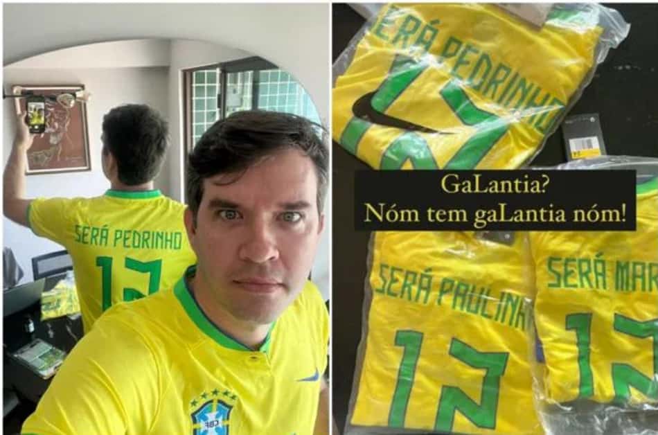 Brasileiro viraliza na internet após receber camisas da Seleção Brasileira compradas em site chinês