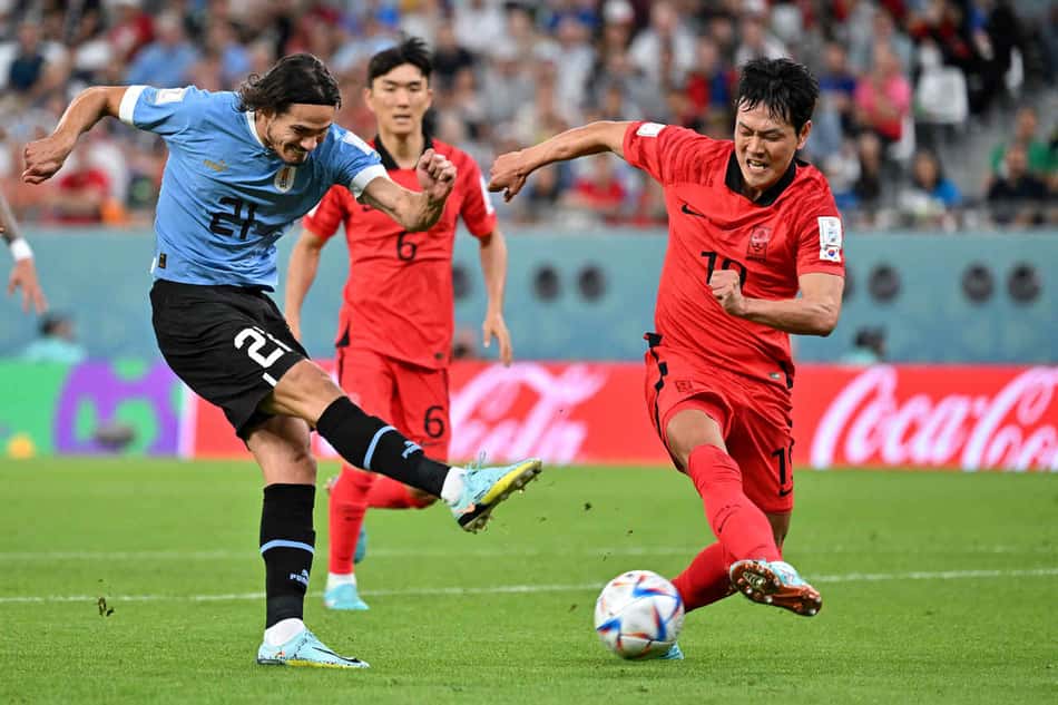 Em jogo de poucas chances, Uruguai e Coreia do Sul ficam no empate sem gols em estreia da Copa do Mundo