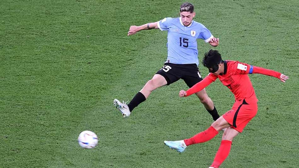Valverde reclama de 'retranca' da Coreia do Sul contra o Uruguai: 'Fecharam tudo'