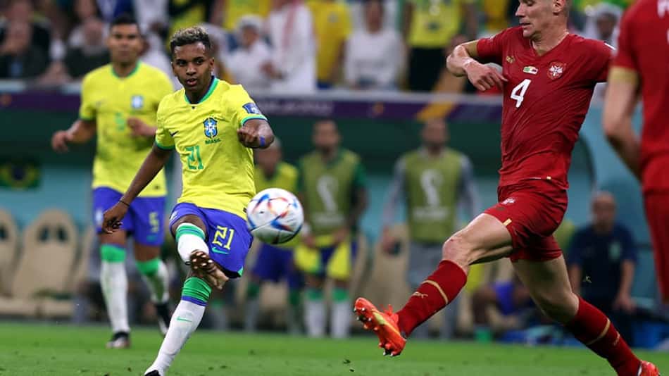 Rodrygo comenta melhora da Seleção após o intervalo e fala de estreia na Copa: 'Realização de um sonho'