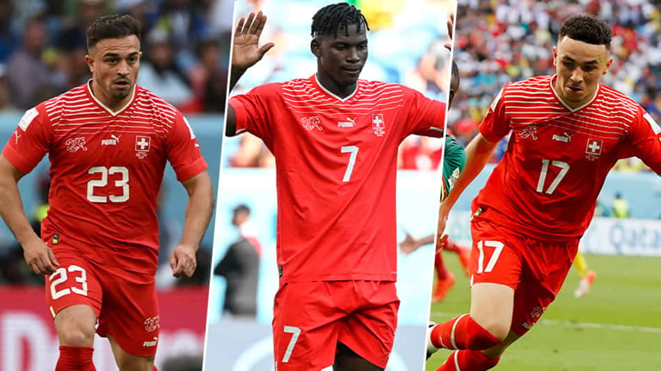 Shaqiri, Embolo e Ruben Vargas: veja os números do trio da Suíça que vai enfrentar o Brasil na Copa do Mundo