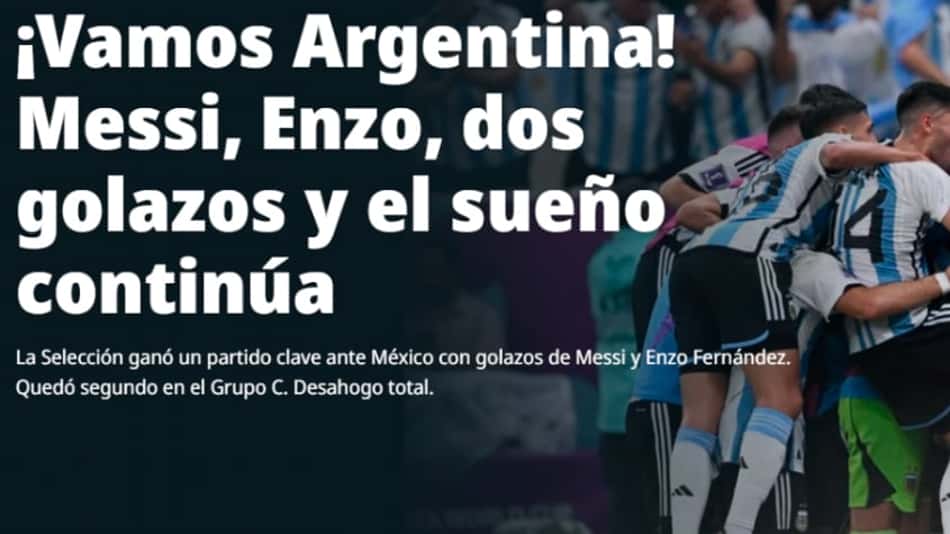 Veja como a imprensa reagiu à vitória da Argentina na Copa do Mundo