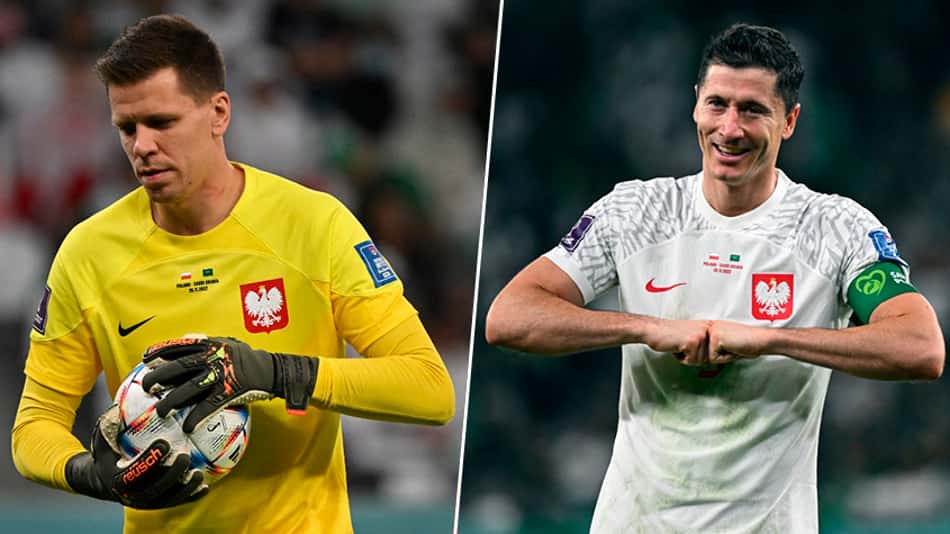 Meia da Polônia brinca após atuações de Szczesny e Lewandowski na Copa: 'Recebem mais por isso'