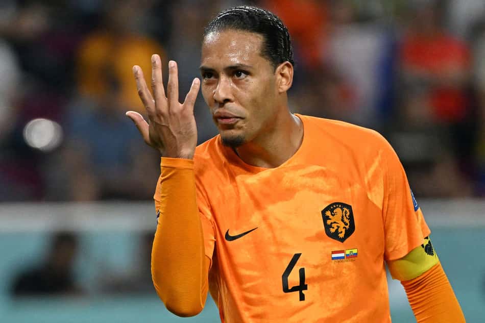 Copa do Mundo: após críticas, Van Dijk ironiza ídolo da Holanda: 'Fácil falar do estúdio'