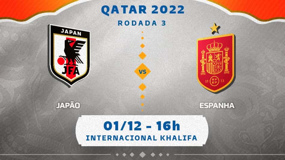 Japão x Espanha: onde assistir, escalações e desfalques do jogo do Grupo E da Copa do Mundo