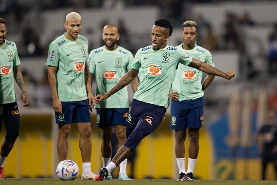 Éder Militão - Treino Seleção Brasileira Qatar