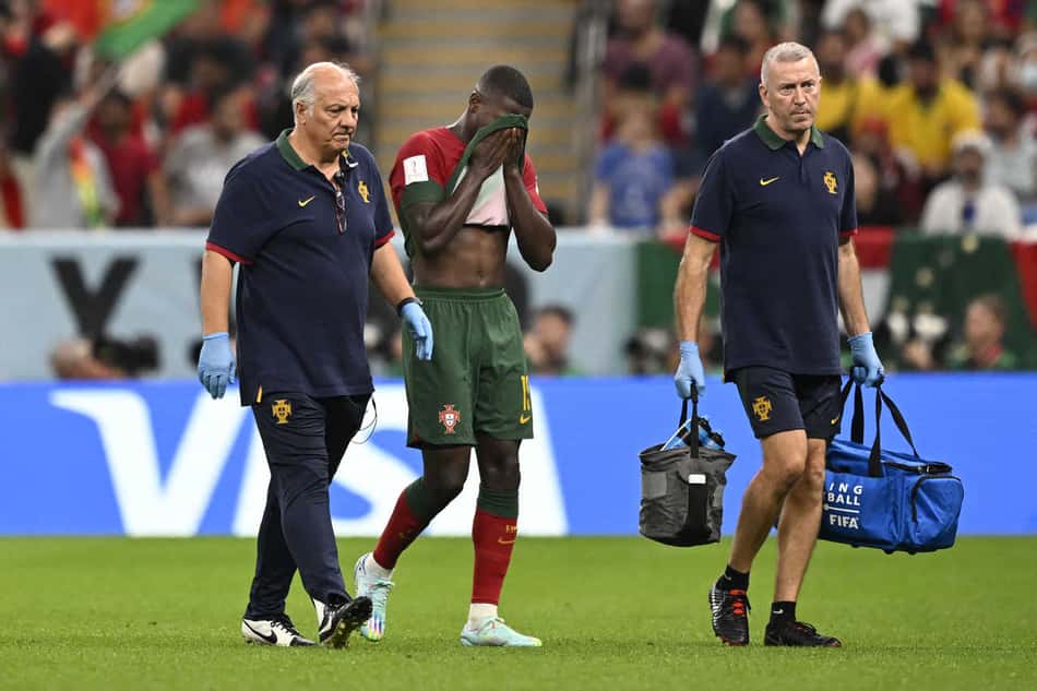 Exames confirmam lesão, e lateral de Portugal vai perder o restante da Copa do Mundo