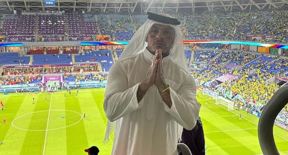 Influenciador brasileiro é proibido de entrar em estádio no Qatar com pulseira LGBTQIAP+