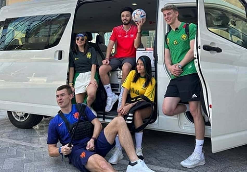 Influenciadores buscam estar em todas as 64 partidas da Copa do Mundo
