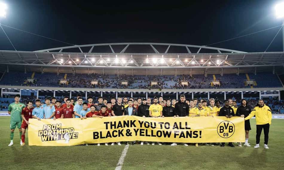 Durante a Copa do Mundo, Borussia Dortmund perde para seleção do Vietnã