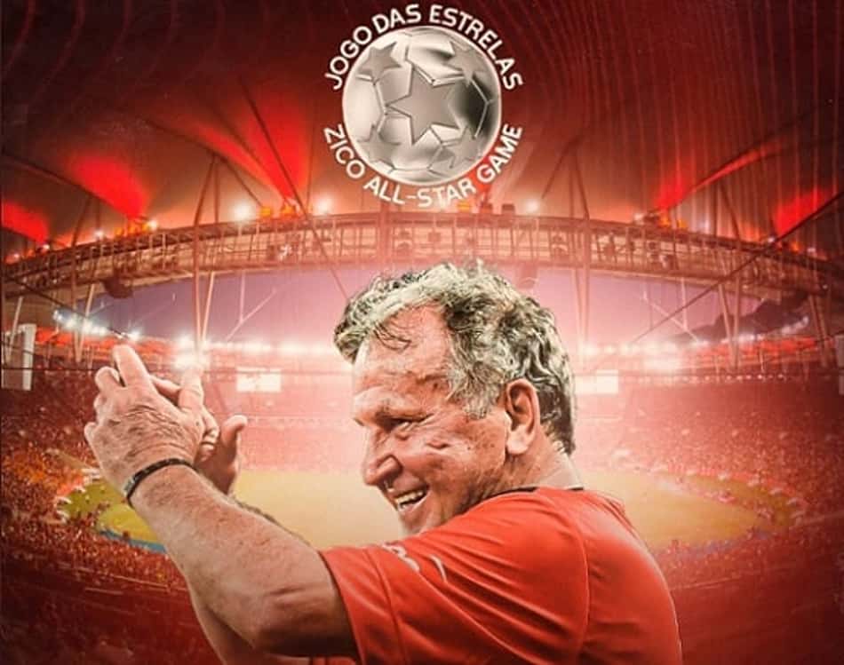 Jogo das Estrelas de Zico é confirmado e ganha data e horário neste fim de ano