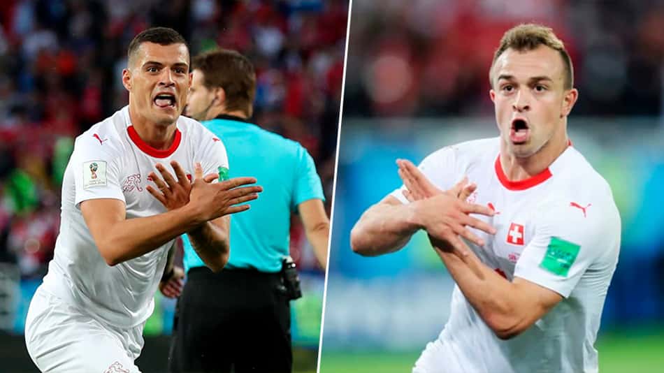 Xhaka e Shaqiri, da Suíça, reencontram Sérvia após polêmica na Copa de 2018